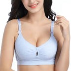 Double-Button Nursing Bra, Wire-Free Postpartum Support