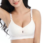 Double-Button Nursing Bra, Wire-Free Postpartum Support